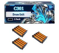 C301 Drum Unit Compatible for Okidata OKI C301 C301DN C321DN C511DN C321 C531 C531dn MC332dn MC342dn MC342dnw MC342dw MC342w MC352dn MC362dn MC562dnw Printers (3 Pack Black)
