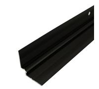 C31 28 X 28mm Anodised Aluminium Lvt Stair Nosing Inner Corner For 5mm Flooring - Black, 0.9M