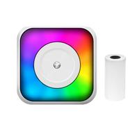 C31 White Pocket Printer with Type-C Charging, 1200mAh Battery, Thermal Printing, 57x25cm Paper, Includes Paper Roll, Cable, Manual