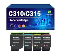 C310 C315 006R04364 006R04365 006R04367 006R04366 Toner Cartridge Compatible For Xerox C310 C315 Printer, High Yield Toner 8000/5500 Pages,4 colors-1 Set