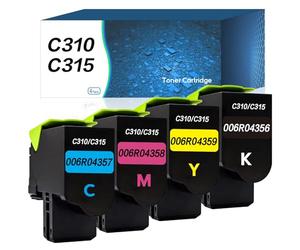 C310/C315 High Capacity Toner Cartridge Replacement for Xerox C310 C315 | 4-Pack,Compatible with Xerox C310 C315 C310DNI C315DNI C310DNIM Printer,Including 006R04356 006R04357 006R04358 006R04359.