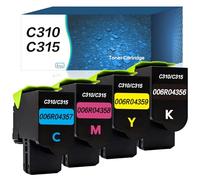 C310/C315 High Capacity Toner Cartridge Replacement for Xerox C310 C315 toner for Xerox C310 C315 C310DNI C315DNI C310DNIM Printer,Including 006R04356, 006R04357, 006R04358, and 006R04359.(4 Pack)