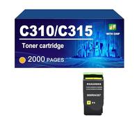 C310 C315 Toner Cartridges Compatible For Xerox 006R04364 006R04365 006R04367 006R04366 Works With C310 C310DNI C310DNIM C315 C315DNI C315DNIM Printer,Yellow-1 Pack