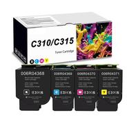 C310 C315 Toner Cartridges For Xerox 006R04368 006R04369 006R04370 006R04371 For Xerox C310 C310DNI C310DNIM C315 C315DNI Printers(5500-8000 Pages, With Chip),4 Colors-1 Set