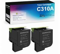 C310A Toner Cartridge Compatible for Xerox C310A C315A Printer Black Standard Yield 3000 Pages per Cartridge for C310 C315 Series,Black-3000 Pages 2Pack