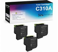 C310A Toner Cartridge Compatible for Xerox C310A C315A Printer Black Standard Yield 3000 Pages per Cartridge for C310 C315 Series,Black-3000 Pages 3Pack