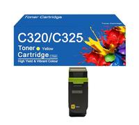 C320 C325 Toner Cartridges Replacement 006R04831 006R04828 006R04829 006R04830 Toner Work for Xerox C320 C325 Printers, Easy to Install and Use,C320C325-Yellow
