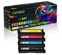 C3210K0 C3210C0 C3210M0 C3210Y0 Compatible for Lexmark Toner Cartridges with Chip MC3224adwe MC3224dwe MC3224i MC3326adwe Printers (4-Pack BK/C/M/Y)