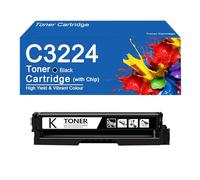 C3224 4 Color Toner Cartridge Replacement for Lexmark C3224dw C3326dw C3426dw Printers, Easy to Install and Use,With Chip-Black