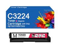 C3224 4 Color Toner Cartridge Replacement for Lexmark C3224dw C3326dw C3426dw Printers,With Chip-Magenta