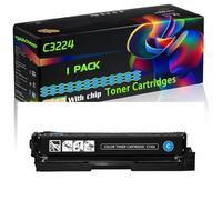 C3224 Compatible for Lexmark Toner Cartridges with Chip C3224dw C3326dw C3426dw MC3224adwe MC3224dwe MC3224i MC3326adwe MC3326i MC3426adw Printers (1 Pack Cyan)