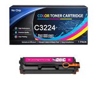 C3224 Toner Cartridge No Chip Compatible for Lexmark MC3224 C3220K0 C3220C0 C3220M0 C3220Y0 High Yield 6000pages Work with C3224 C3326 C3426 MC3224 MC3326 MC3426 Printers