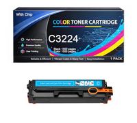 C3224 Toner Cartridge with Chip Compatible for Lexmark MC3224 C3220K0 C3220C0 C3220M0 C3220Y0 High Yield 1500pages Work with C3224 C3326 C3426 MC3224 MC3326 MC3426 Printers