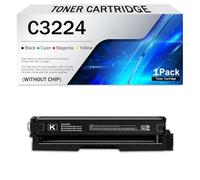 C3224 Toner Cartridge Without Chip Compatible for Lexmark C3224dw C3326dw MC3224dwe MC3224i MC3326i Printer Replacement for C3210K0 C3210C0 C3210M0 C3210Y0(Size:1Pack,Color:Black)