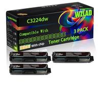 C3224dw Compatible for Lexmark Toner Cartridge with Chip MC3226adwe MC3326adwe MC3326i Printers (3 Pack Black)