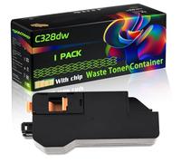 C328dw Compatible for Xerox Waste Toner Container with Chip Apeos C328df C328dw C328 C328dw C325Z C325dw C320Z Apeosprint C325dw Printers (1 Pack Black)