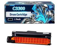 C3300 Drum Cartridge Compatible for Okidata OKI C3300 C3400 C3450 C3400n C3600 Printers, With Chip Large Capacity 15000 Pages (1 Pack Black)