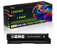 C332HK0 Compatible for Lexmark Toner Cartridges with Chip C3224dw C3226dw C3326dw MC3226adwe Printers (1 Pack Black)