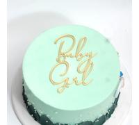 C388 Gold Acrylic Boy or Girl? Cake Topper, Gender Reveal Cake Topper, Glitter Baby Shower Party Decorations for Baby Shower, Pregnancy, 1st Birthday Party welcome Party Supplies