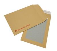 C4 & C5 Board Backed Manilla Envelopes Printed Please Do Not Bend Peel & Seal Lightweight Envelope Mailers (25, C5/A5 (229mm x 162mm))