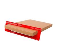C4, C5, C6, Mini, DL, Large Letter Brown PIP Postal Box - (C4 / A4) 325mm x 225mm x 20mm Postal Cardboard Self-Folding PiP (50x) Large letter Boxes by TGL PACKAGING™