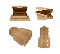 C4 C5 C6 Royall Mail Large Letter Boxes PIP Strong Cardboard Postal Mailing Boxes for Shipping Documents & E-commerce Sold by Packaging Solutions (1000, Brown/Manilla, C6/A6 - (120 x 163 x 20 mm))