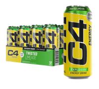 C4 Energy Drink Twisted Limeade Flavour 500ml - Case of 12