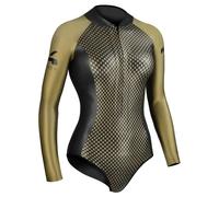 C4 Freediving Aurea 2 Mm Woman Long Sleeve Shorty Yellow L Woman