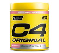 C4 Original Beta Alanine Sports Nutrition Bulk Pre Workout Powder for Men & Women | Best Pre-Workout Energy Drink Supplements | Creatine Monohydrate | Strawberry Margarita | 60 Servings