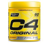 C4 Original Beta Alanine Sports Nutrition Bulk Pre Workout Powder for Men & Women | Best Pre-Workout Energy Drink Supplements | Creatine Monohydrate | Pineapple | 60 Servings