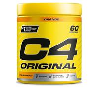 C4 Original Beta Alanine Sports Nutrition Bulk Pre Workout Powder for Men & Women | Best Pre-Workout Energy Drink Supplements | Creatine Monohydrate | Orange Burst | 60 Servings