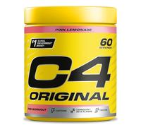 C4 Original Beta Alanine Sports Nutrition Bulk Pre Workout Powder for Men & Women | Best Pre-Workout Energy Drink Supplements | Creatine Monohydrate | Pink Lemonade | 60 Servings