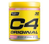C4 Original Beta Alanine Sports Nutrition Bulk Pre Workout Powder for Men & Women | Best Pre-Workout Energy Drink Supplements | Creatine Monohydrate | Strawberry Margarita | 30 Servings