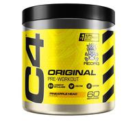 C4 Original Beta Alanine Sports Nutrition Bulk Pre Workout Powder for Men & Women | Best Pre-Workout Energy Drink Supplements | Creatine Monohydrate | Pineapple | 60 Servings
