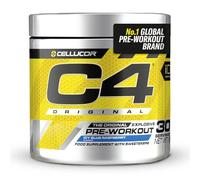 C4 Original Beta Alanine Sports Nutrition Bulk Pre Workout Powder for Men & Women | Best Pre-Workout Energy Drink Supplements | Creatine Monohydrate | Icy Blue Raspberry | 30 Servings