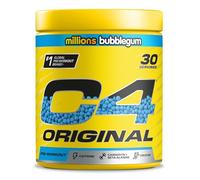 C4 Original Pre Workout Powder, Bubblegum, 30 Servings | Zero Sugar Pre Workout Energy Drink Powder with 150mg Caffeine, 1500mg Creatine Monohydrate, 1600mg Beta Alanine