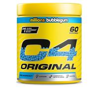 C4 Original Pre Workout Powder, Bubblegum, 60 Servings | Zero Sugar Pre Workout Energy Drink Powder with 150mg Caffeine, 1500mg Creatine Monohydrate, 1600mg Beta Alanine