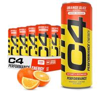 C4 Original Sugar Free Energy Drink | Orange Slice | Pre Workout Performance Drink with No Artificial Colors or Dyes,12 Fl Oz (Pack of 12)