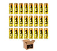 C4 Performance Drink - Sugar Free Energy Drink with Caffeine, Betaine, Taurine & B Vitamins - Pre Workout Flavoured Energy Drink | Low Calorie Soft Drink 500ml - (Pack 24, Pineapple Head)