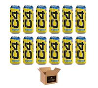 C4 Performance Drink - Sugar Free Energy Drink with Caffeine, Betaine, Taurine & B Vitamins - Pre Workout Flavoured Energy Drink | Low Calorie Soft Drink 500ml - (Pack 12, Frozen Bombsicle)