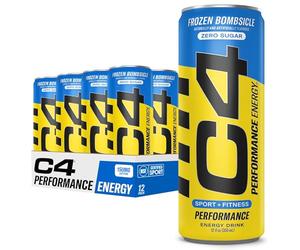 C4 Performance Energy Drink with Zero Sugar, 150mg Caffeine, 12 Fl Oz 12pk