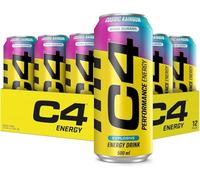 C4 Performance Energy Drinks, Cosmic Rainbow Flavour, 500ml, 12 Pack