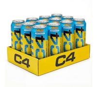 C4 Performance Energy Drinks Millions Bubblegum 500ml (12 Pack) | Sugar Free Energy Drink with 160mg Caffeine, 250mg Betaine, 1050mg Taurine | Low Calorie Fizzy Drinks for On The Go Energy and Focus