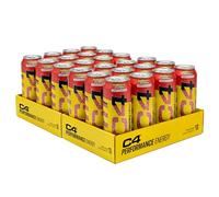 C4 Performance Energy Drinks Millions Strawberry 500ml (24pack) | Sugar Free Energy Drink with 160mg Caffeine, 250mg Betaine, 1050mg Taurine | Low Calorie Fizzy Drinks for On the Go Energy and Focus
