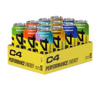 C4 Performance Energy Drinks Mixed Variety Pack 500ml 12 pack Sugar Free E