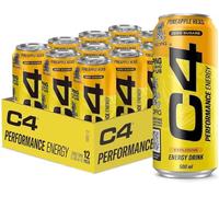 C4 Performance Energy Drinks Pineapple Head 500ml (12 pack)