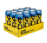 C4 Performance Energy Frozen Bombsicle 500ml (12 Pack) Price Marked | Sugar Free | 160mg Caffeine, 250mg Betaine & 1050mg Taurine | Low Calorie Energy Drink for Focus & Performance