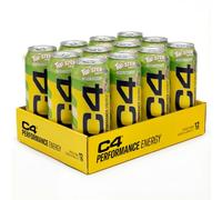 C4 Performance Energy Twister Pineapple 500ml (12 Pack) Price Marked | Sugar Free | 160mg Caffeine, 250mg Betaine & 1050mg Taurine | Low Calorie Energy Drink for Focus & Performance