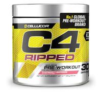 C4 Ripped Pre Workout Powder Raspberry Lemonade 30 Servings | Zero Sugar Pre Workout with 150mg Caffeine, 500mg L Carnitine, 1600mg Beta Alanine, 200mg Green Coffee Bean Extract
