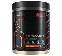 C4 Ultimate Pre Workout Powder Tutti Frutti 20 Servings, 40 if Single Scooped | Zero Sugar Pre Workout with Caffeine 300mg, L Citrulline 7000mg, Beta Alanine 4800mg, Vitamins and Electrolytes